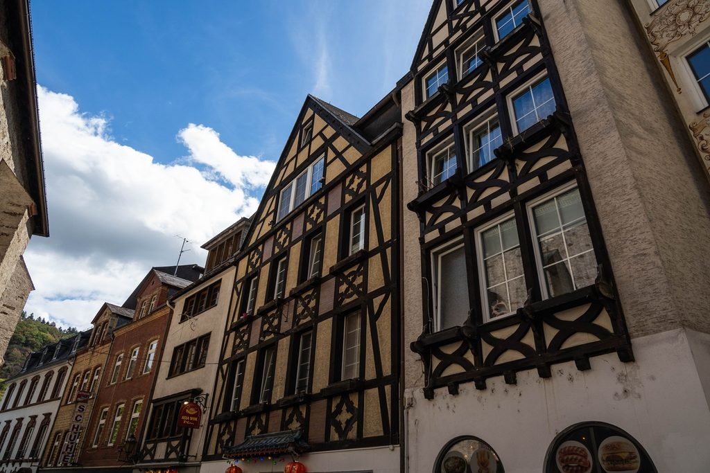 Case a graticcio nel centro storico di Cochem