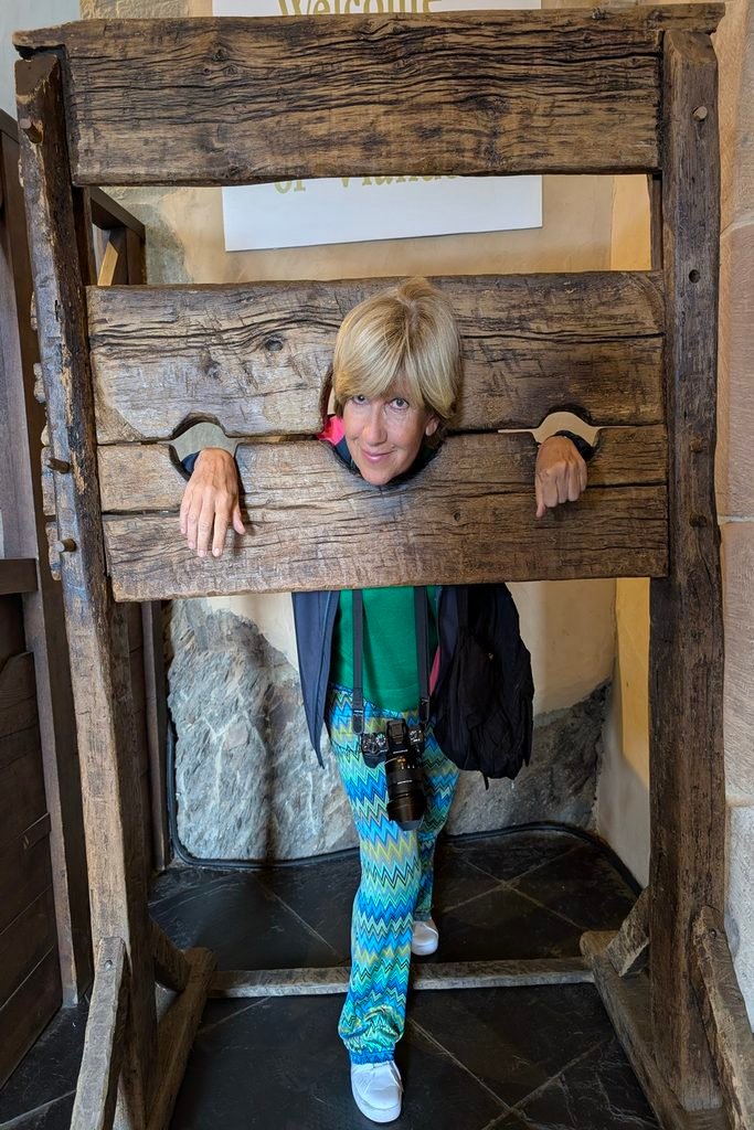 Gogna in legno all'interno del Castello di Vianden