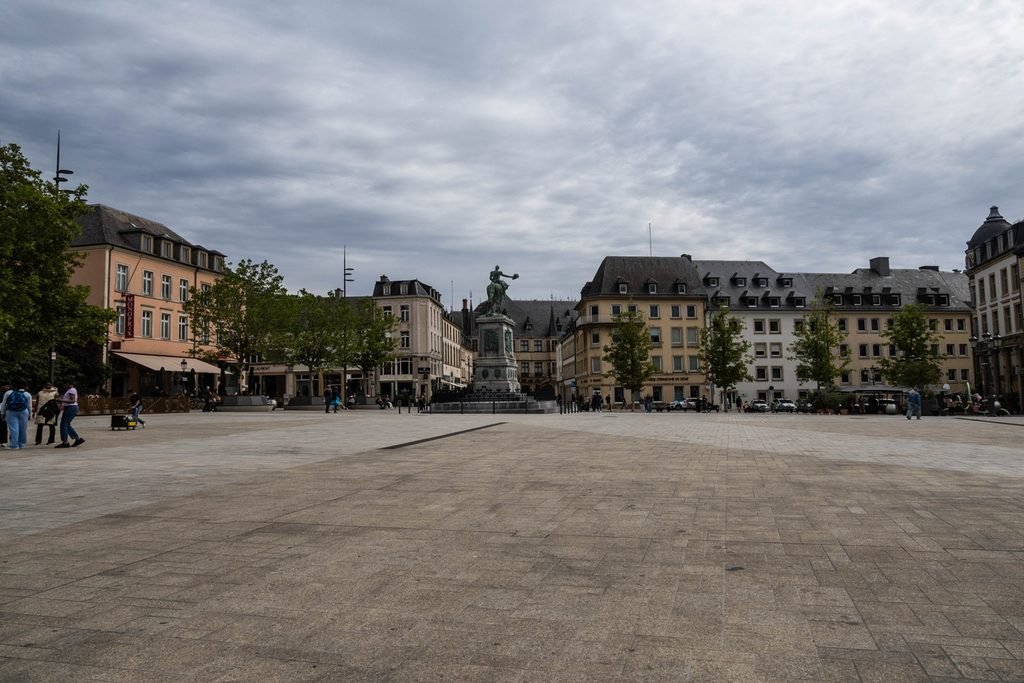 Place Guillaume II nel centro storico di Lussemburgo città